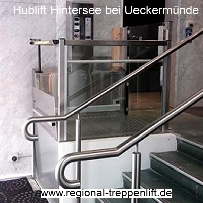 Hublift  Hintersee bei Ueckermnde